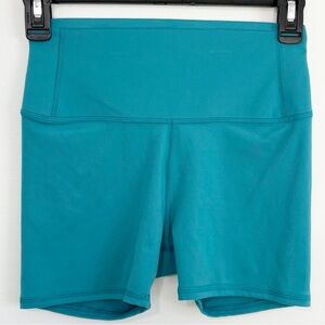 5/20$ All in Motion Athletic Bike Shorts High Waist Teal Girls Large 10-12